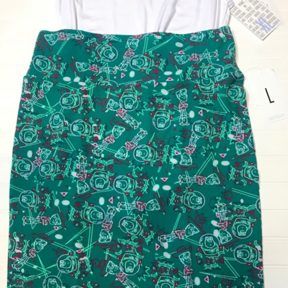 LuLaRoe Large Cassie Skirt - DISNEY TOY STORY!